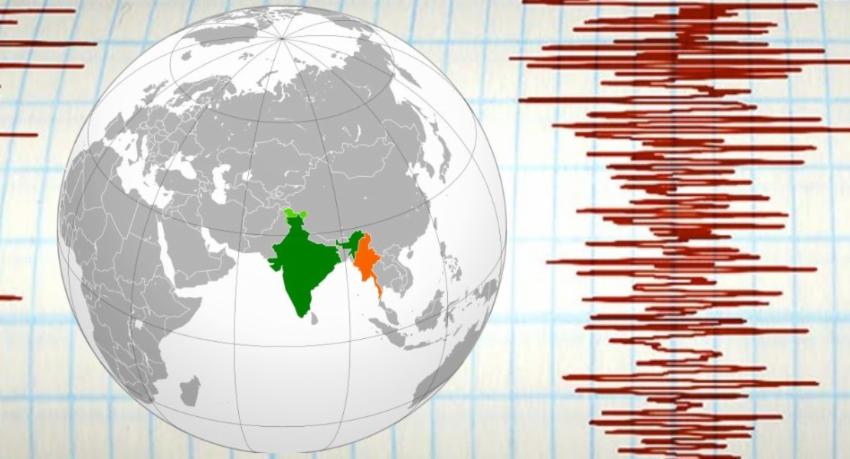 Magnitude 5.6 quake strikes near Myanmar-India